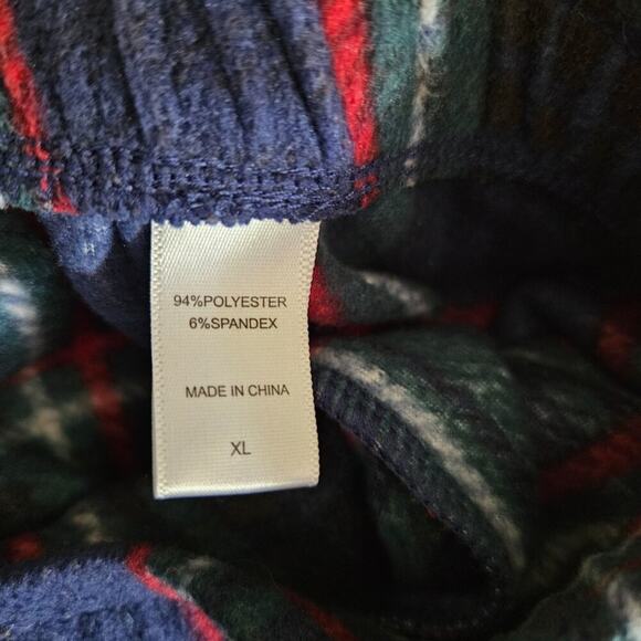 Cuddl Duds Plaid Fleecewear Pajama Pants - sz XL - EUC - Picture 4 of 7
